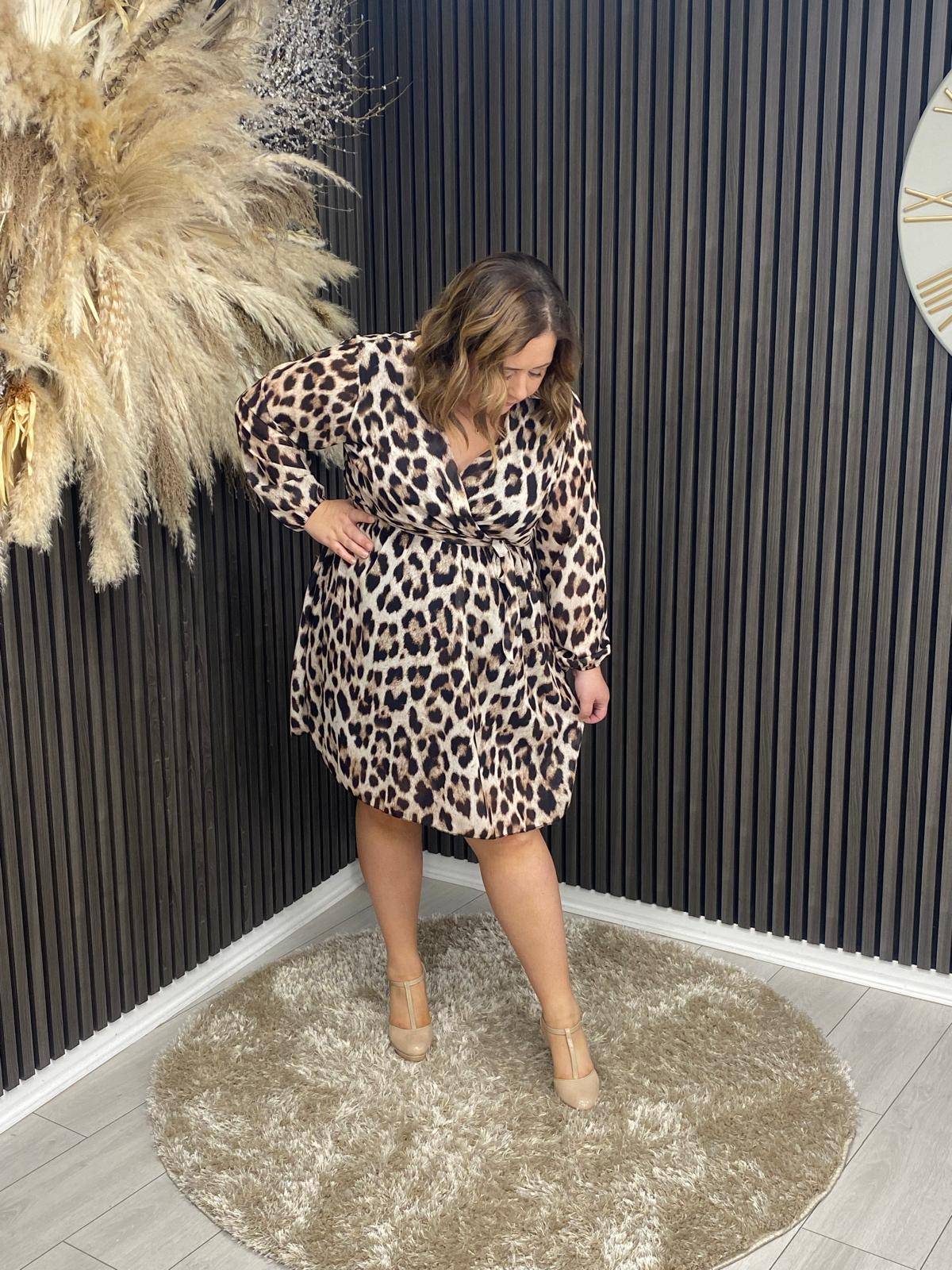MARIA DRESS - ANIMAL PRINT