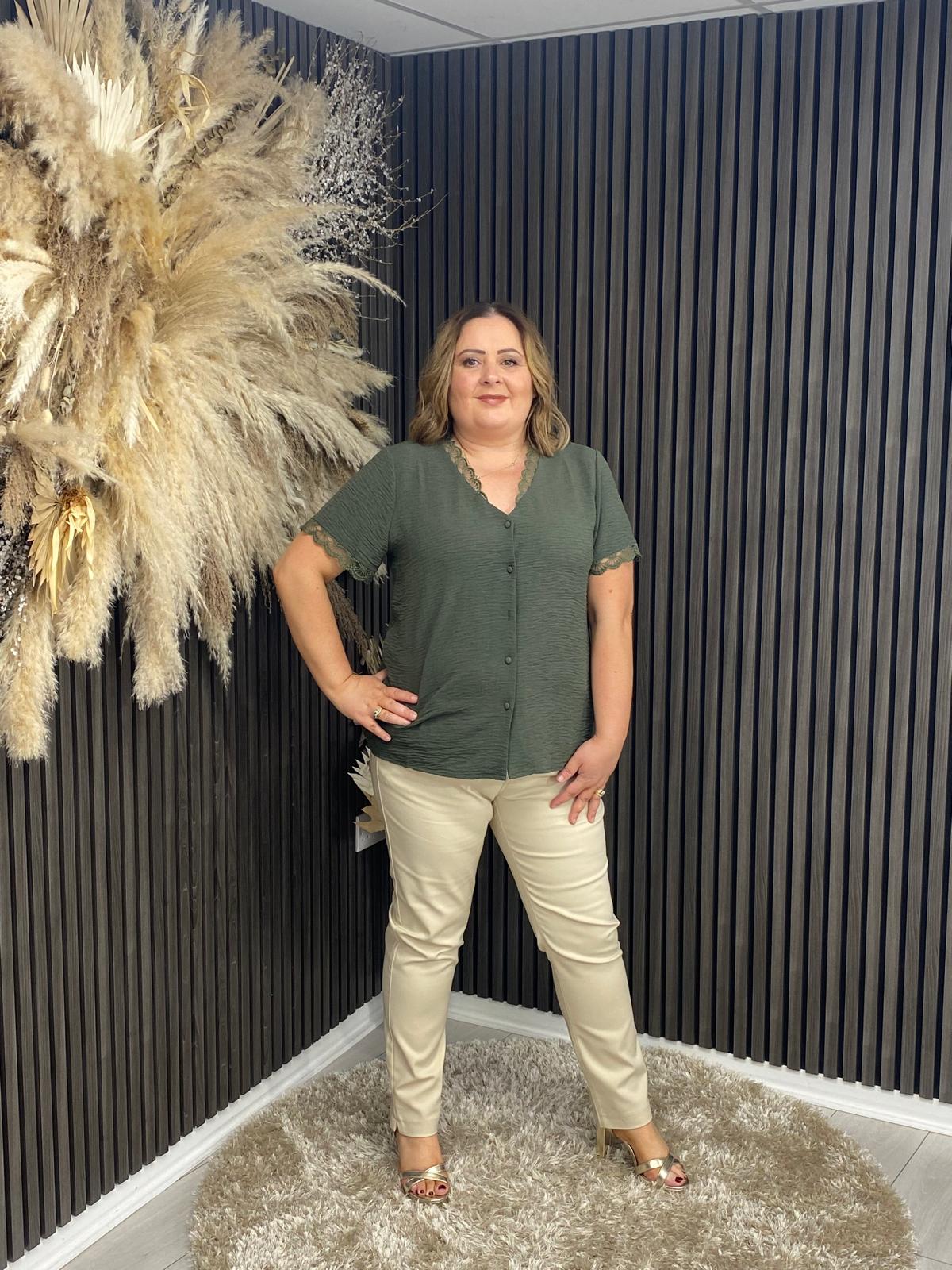 PHYLLIS TOP - KHAKI