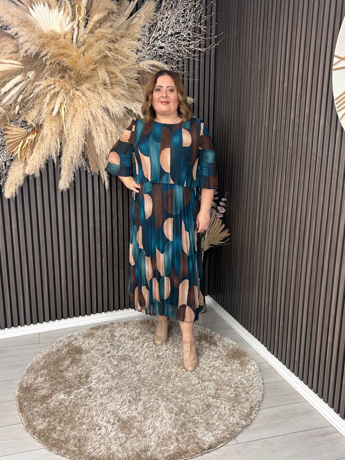 DENISE DRESS - TEAL
