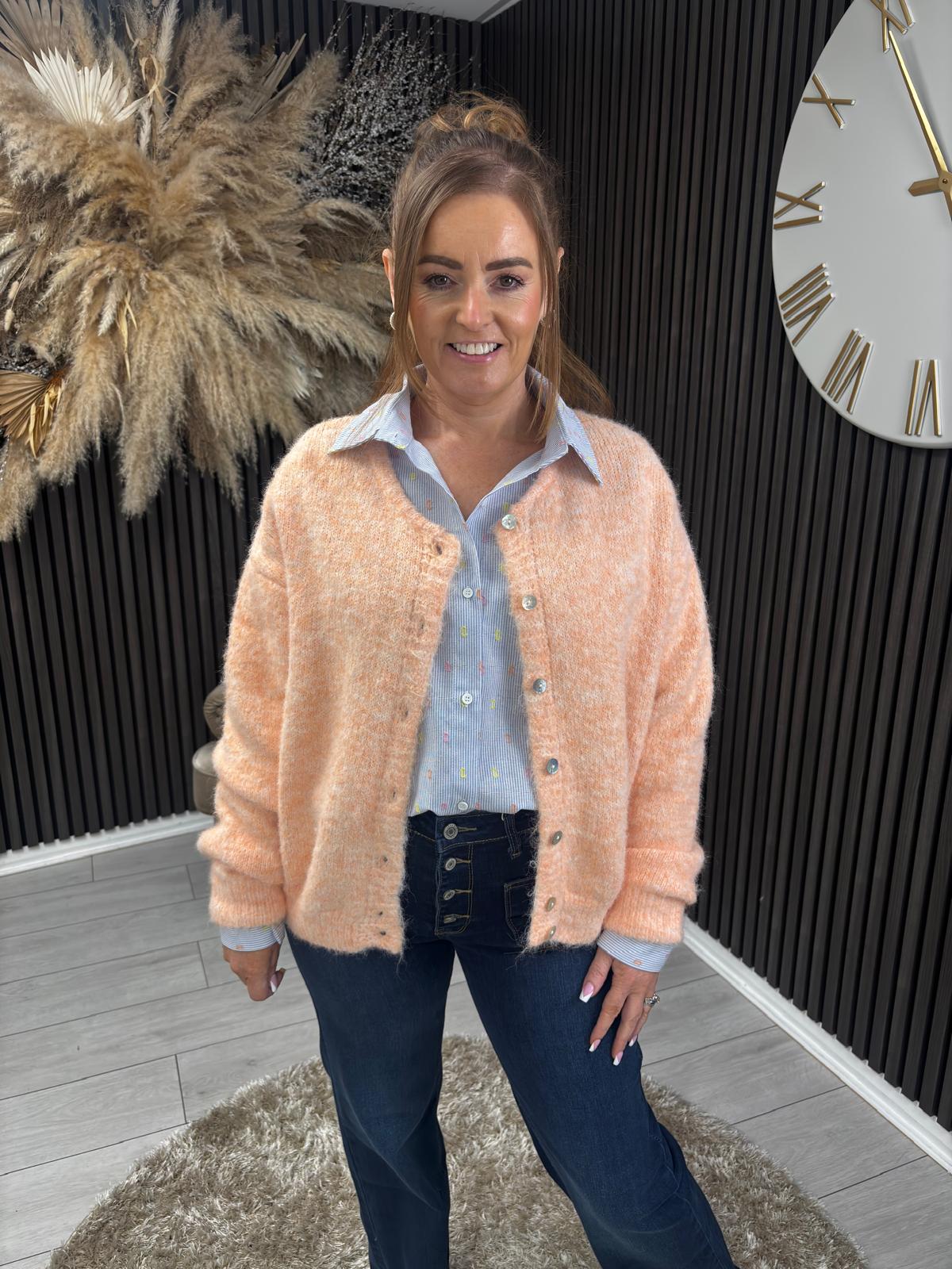 CAROLYN CARDIGAN - APRICOT
