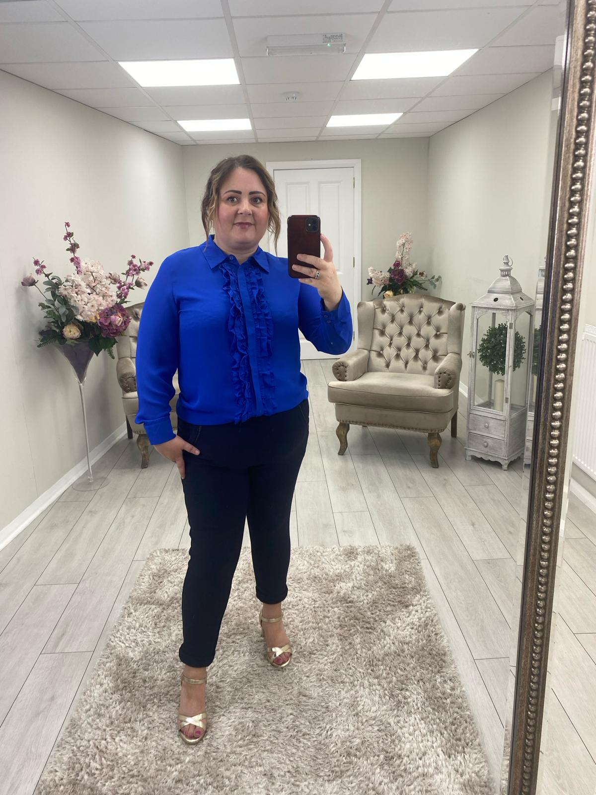 TIA SHIRT - ROYAL BLUE