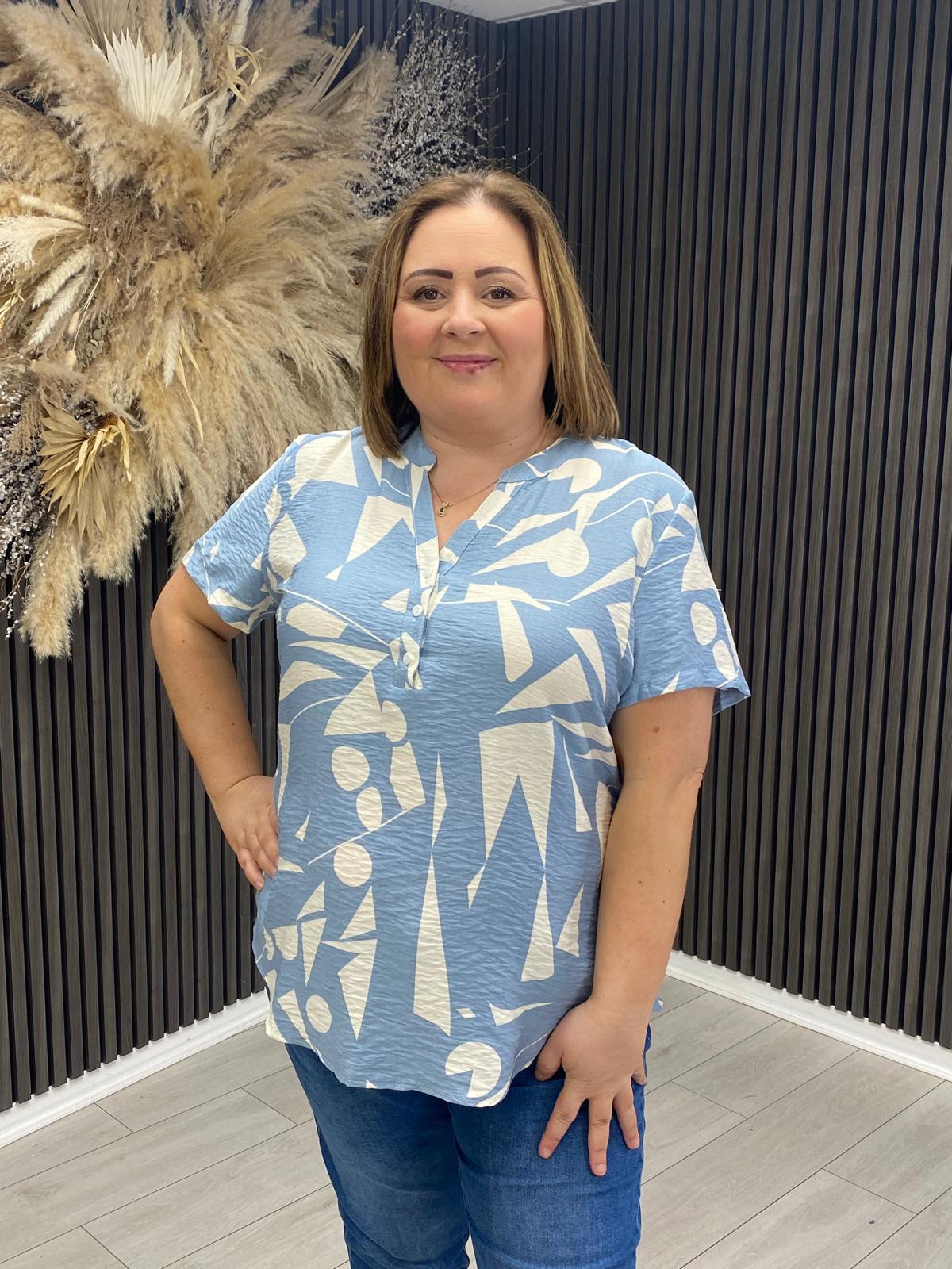 TERESA TOP - BLUE