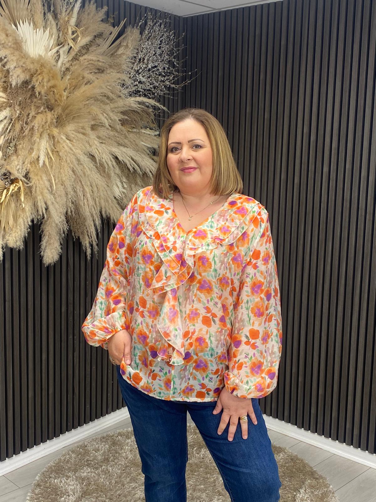 ANNALISE BLOUSE - FLORAL