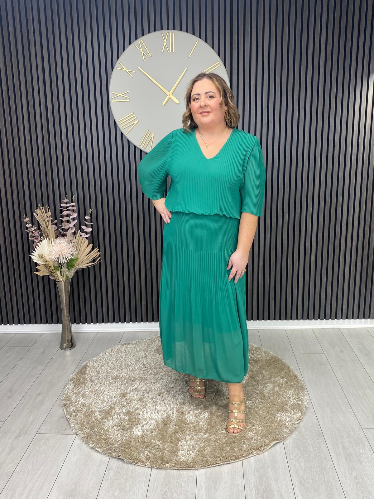STACEY DRESS - GREEN