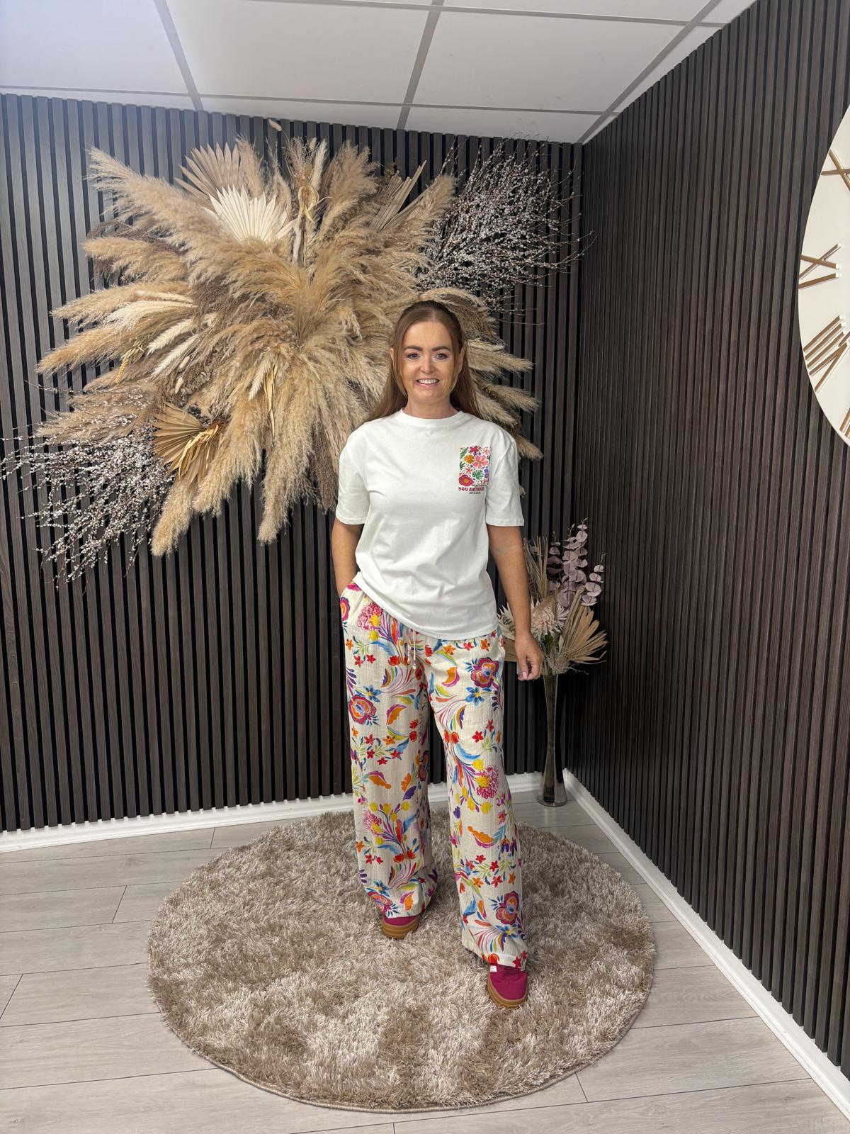 MONIKA T-SHIRT - FLORAL