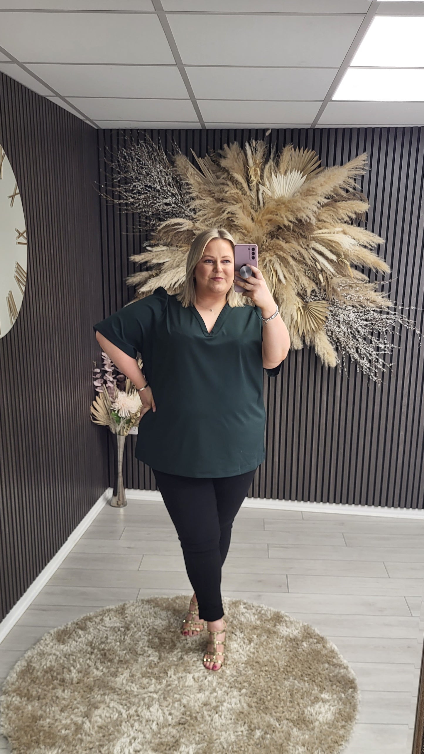 ISOLDIE TOP - GREEN