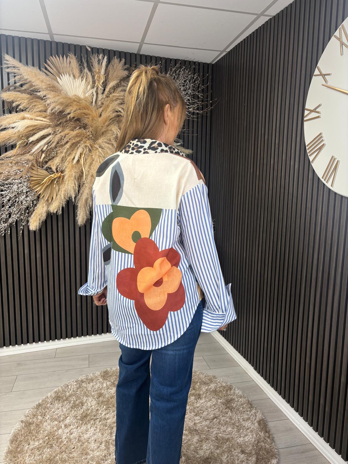 BECKI SHIRT - PATCHWORK