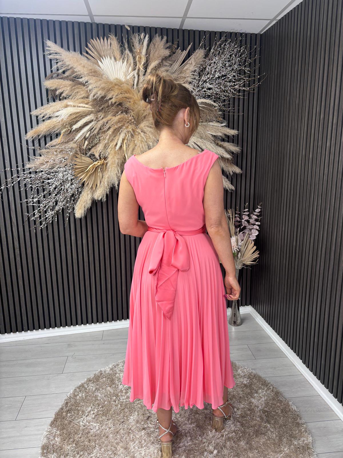 TATIANNA DRESS - CORAL