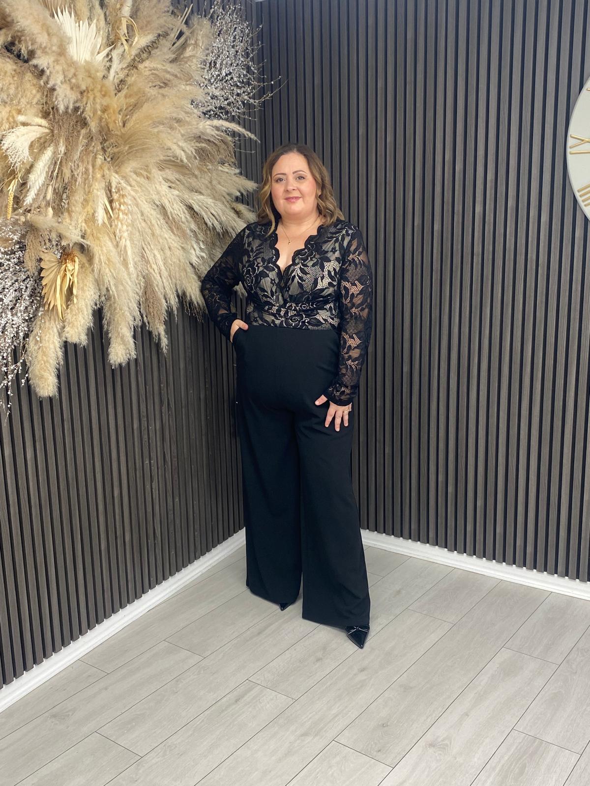 BRIDGET-ANNE LACE JUMPSUIT