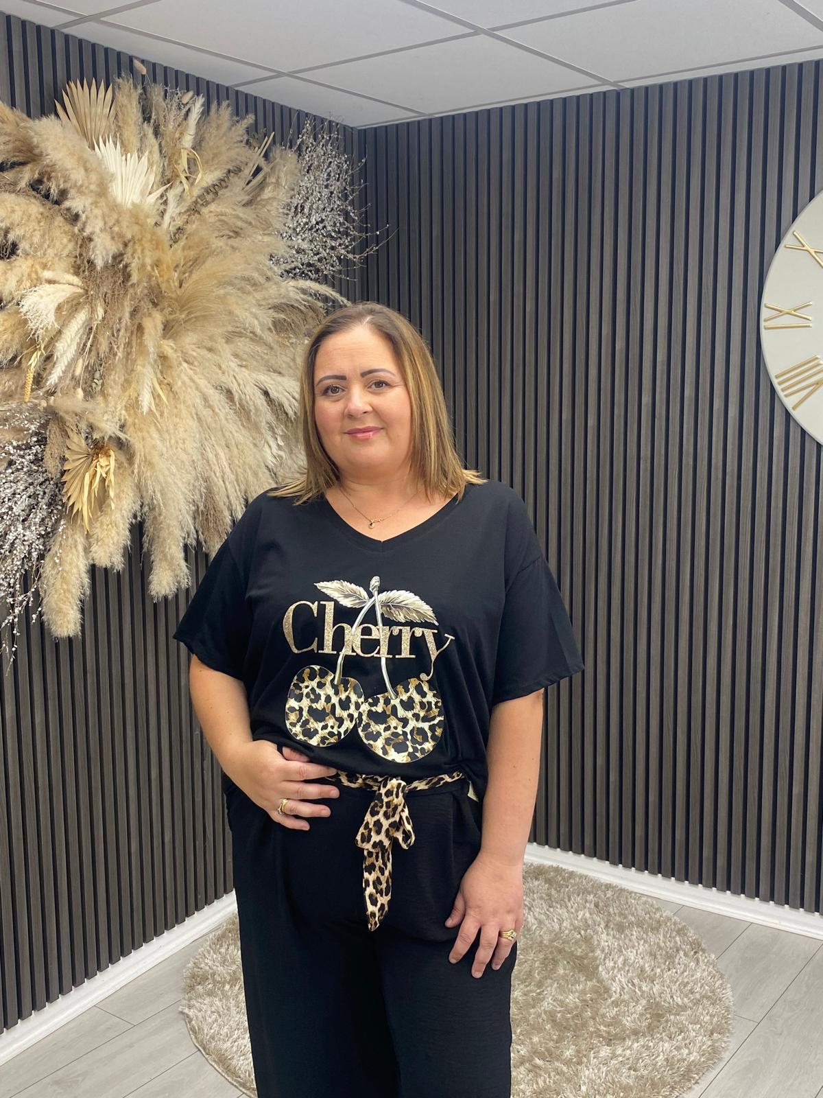 CHERYL T-SHIRT - BLACK