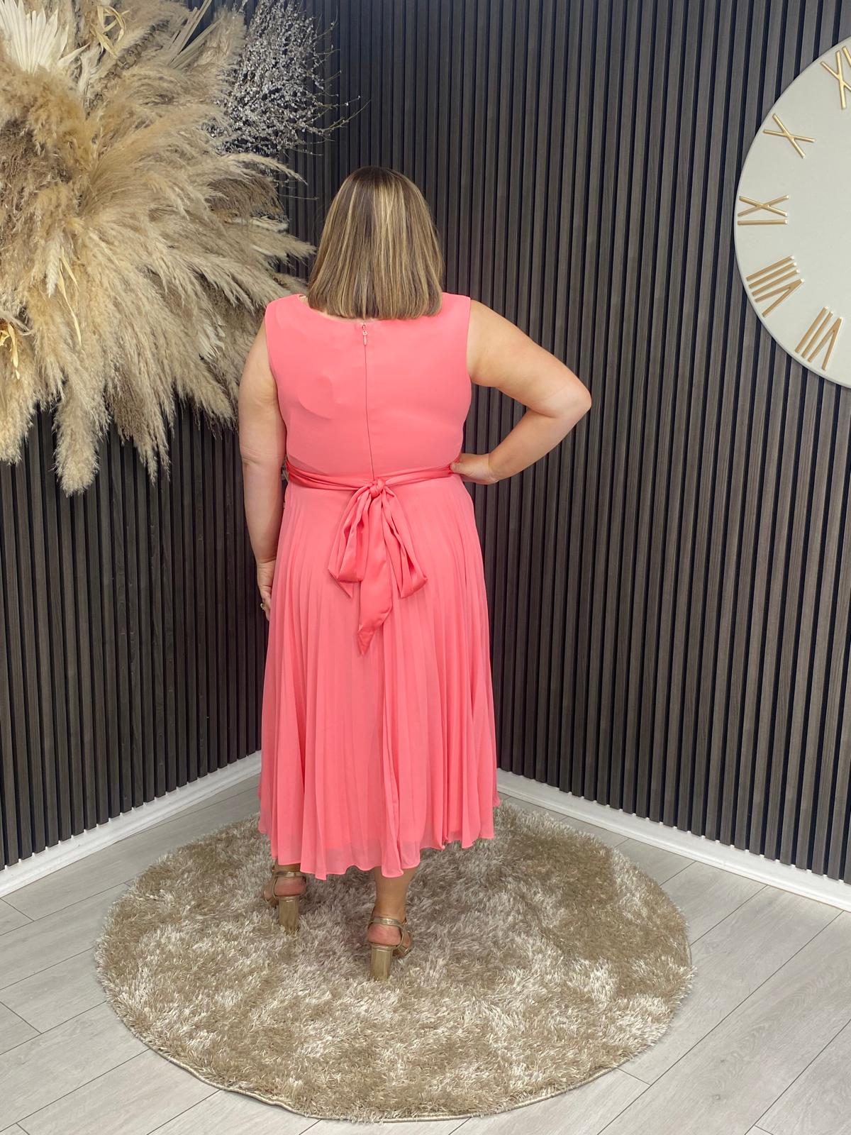 TATIANNA DRESS - CORAL