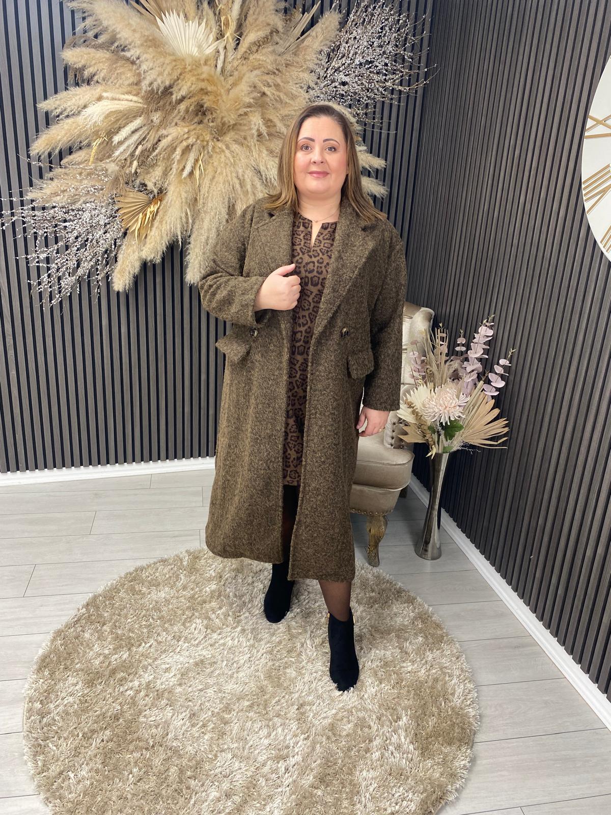 LARA MARIE COAT - BROWN