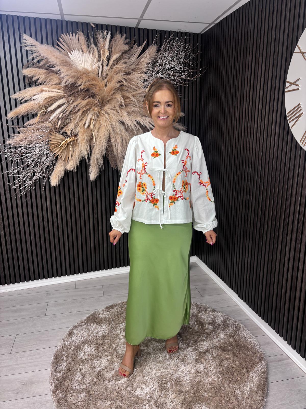 JANE SKIRT - GREEN