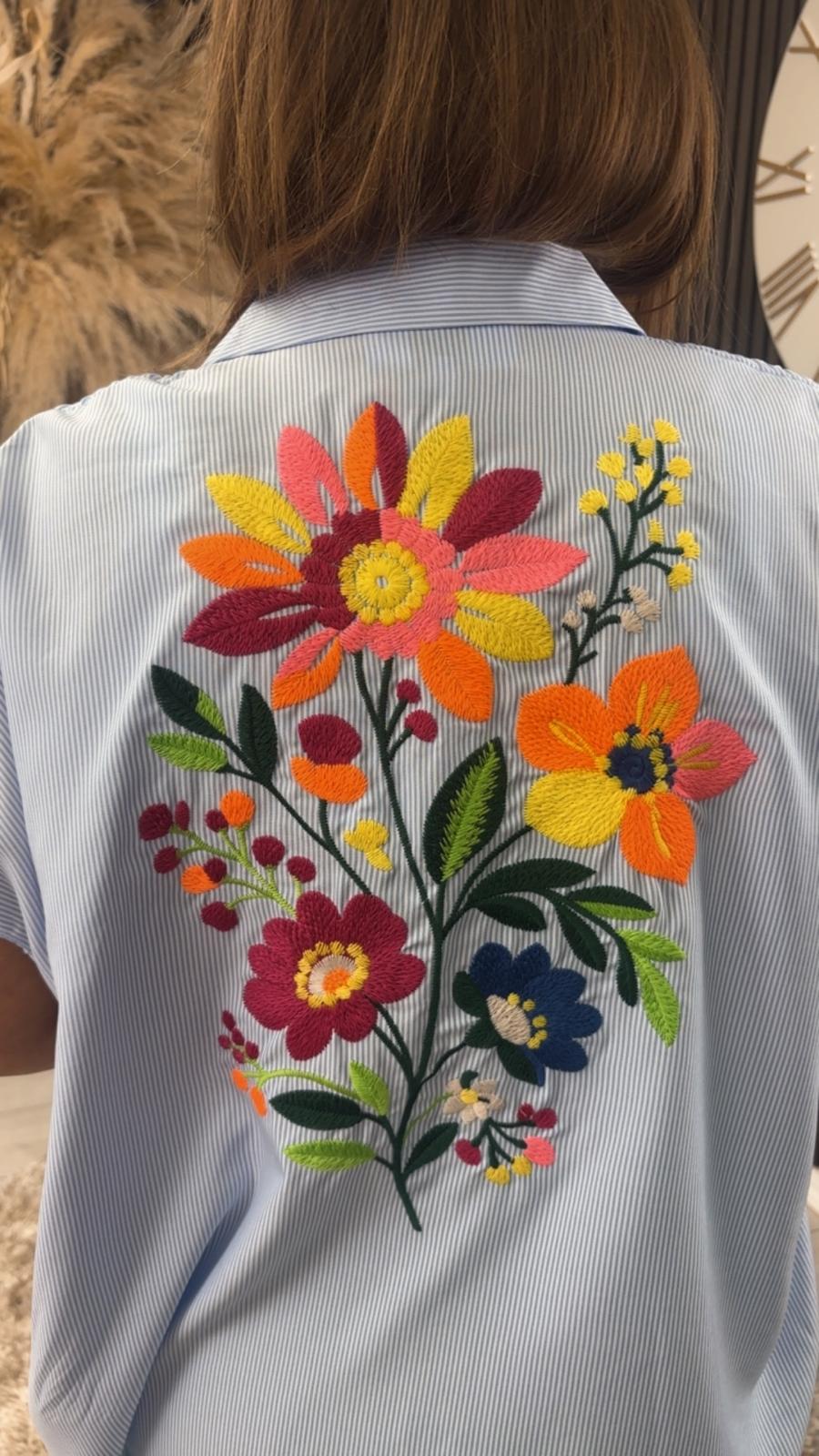 NANI TOP - BLUE