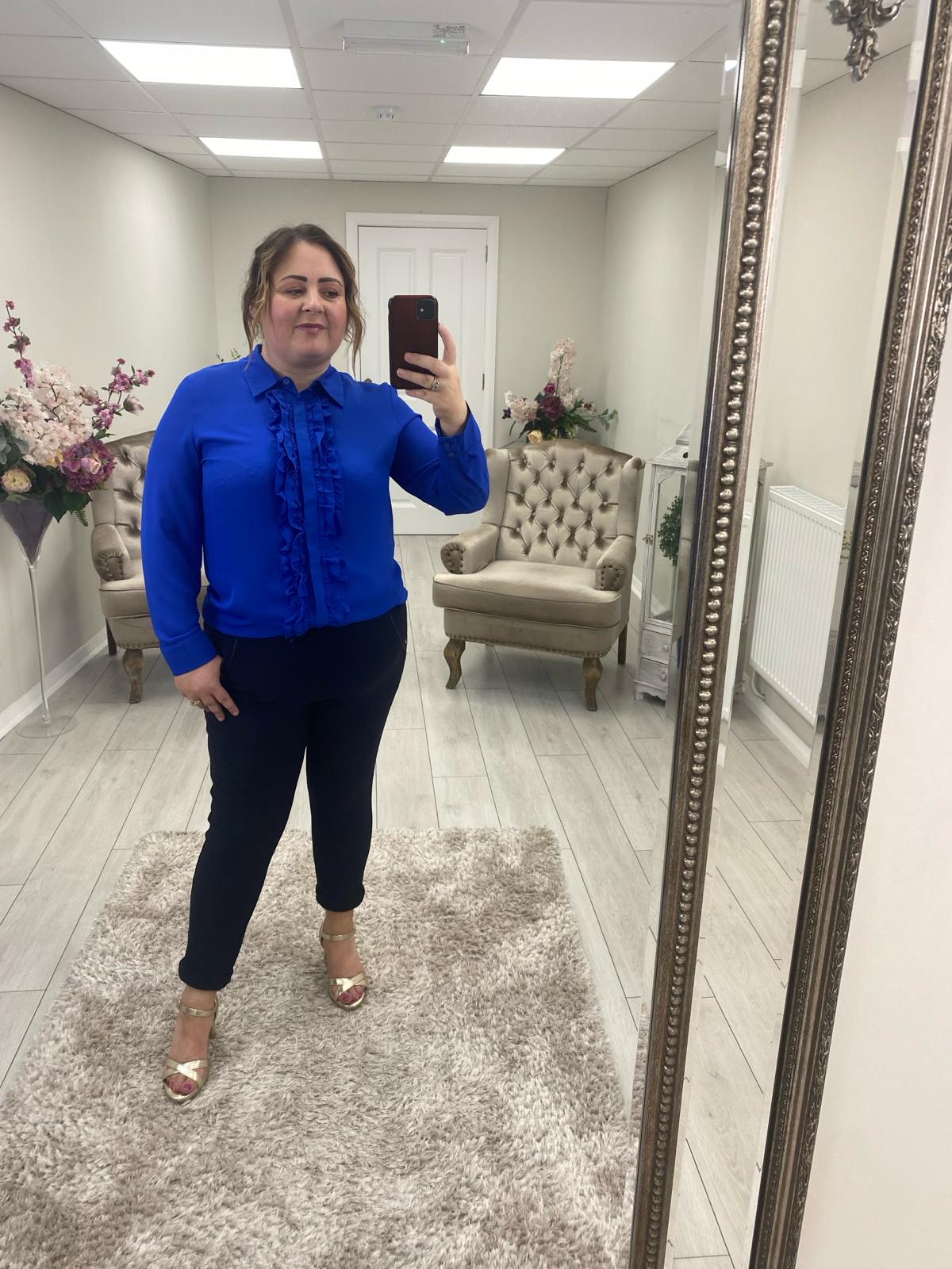 TIA SHIRT - ROYAL BLUE