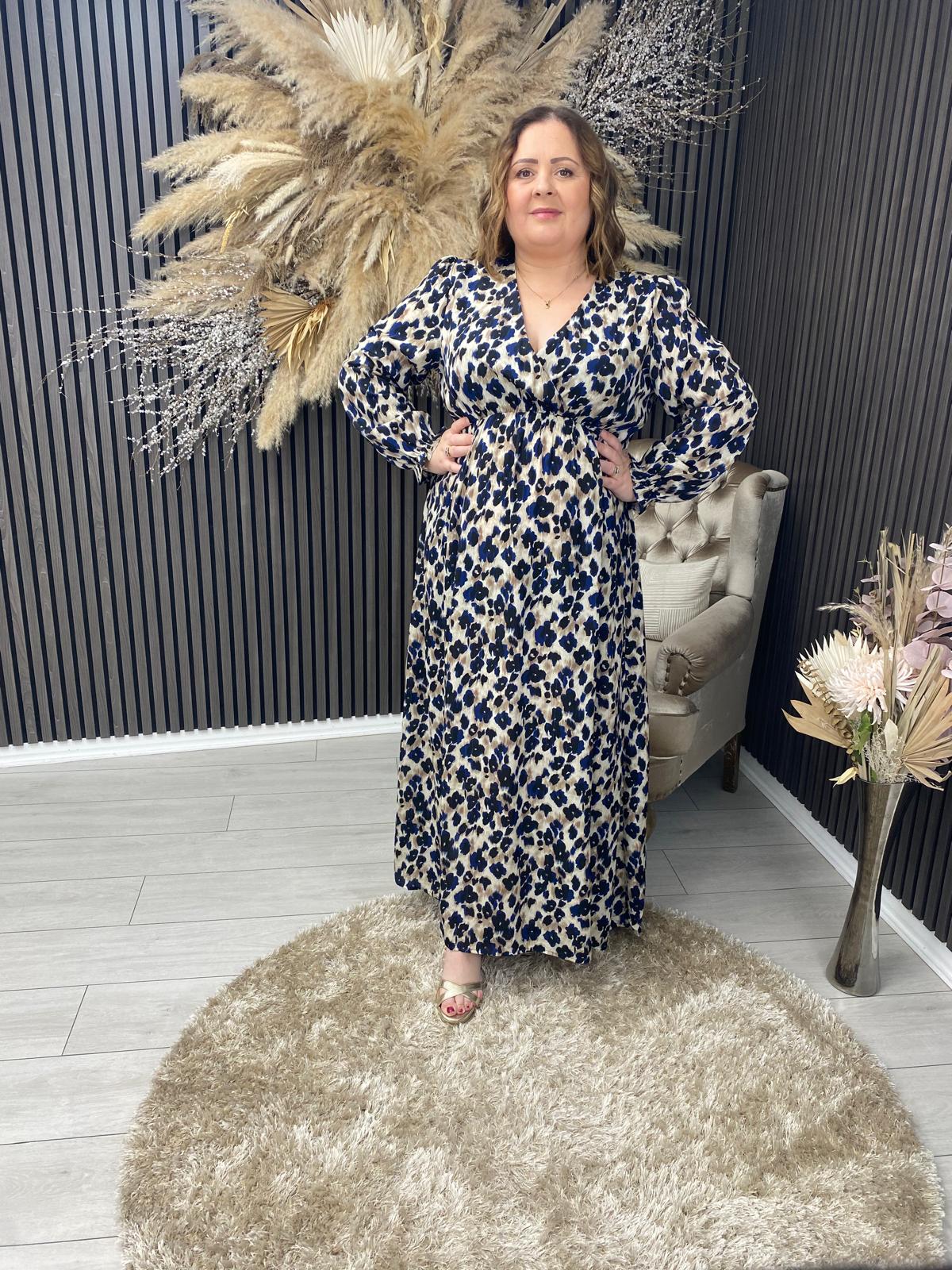 PAULINE DRESS - ANIMAL PRINT