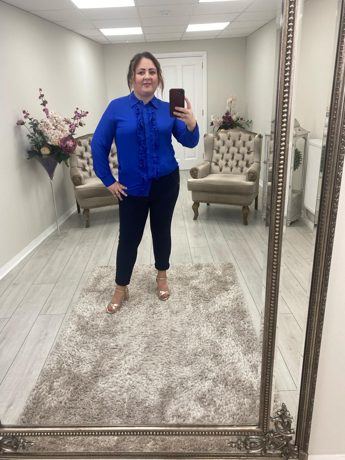 TIA SHIRT - ROYAL BLUE