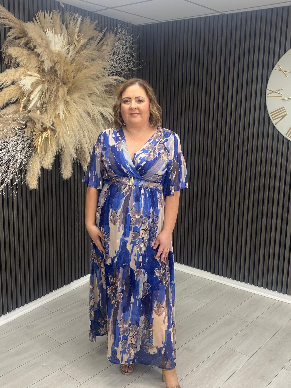 TAMARA DRESS - NAVY