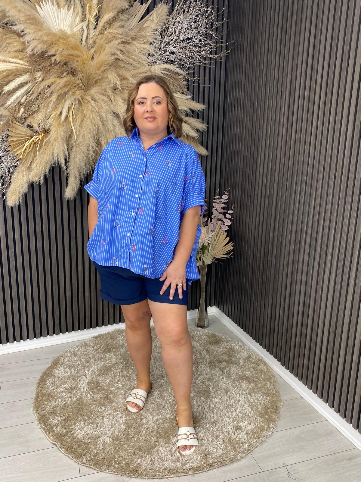 ZARA TOP - BLUE