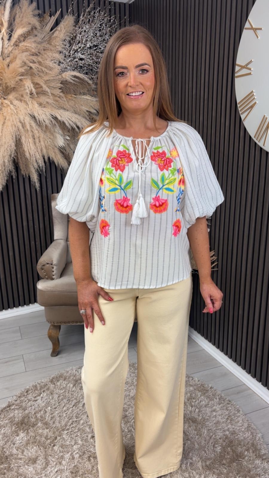 GRAINNE TOP - CREAM