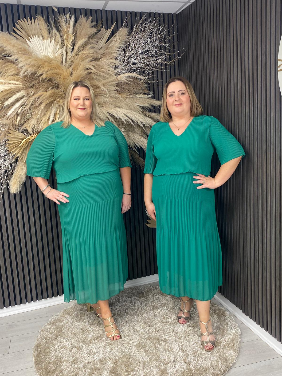 STACEY DRESS - GREEN