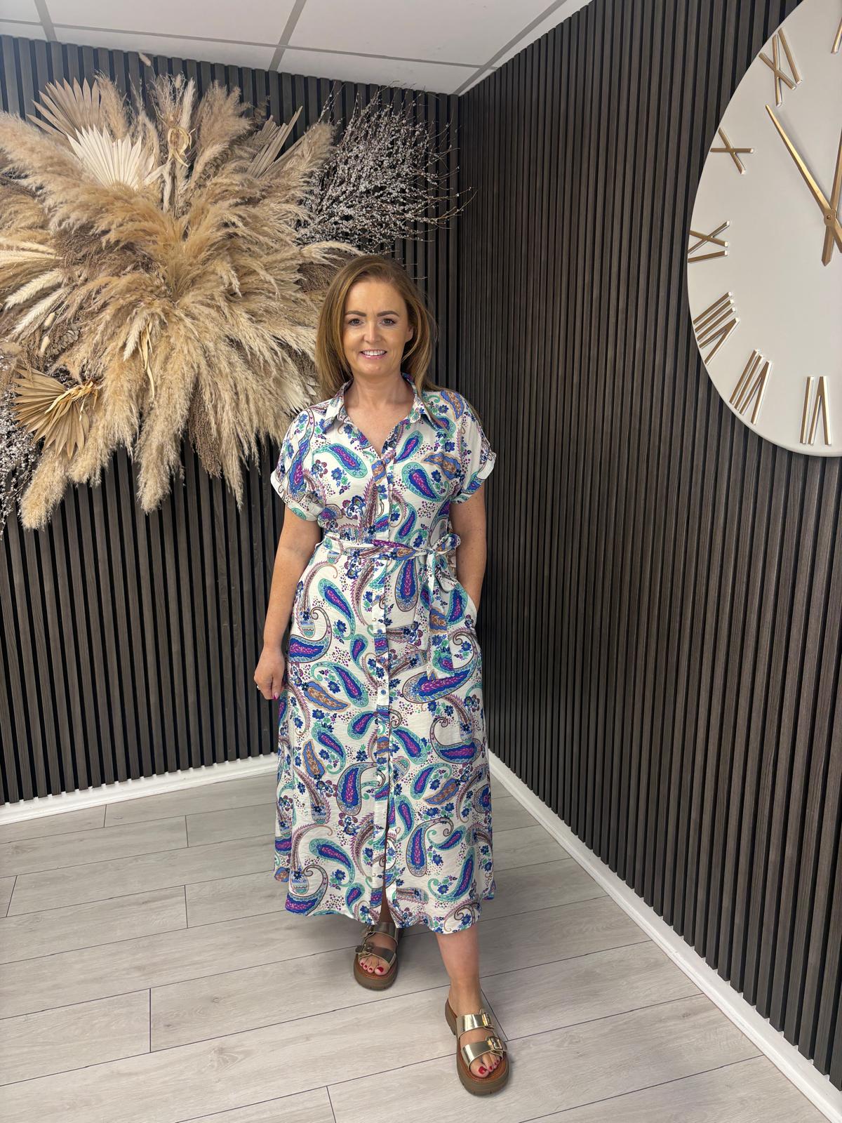 GLORIA DRESS - PURPLE