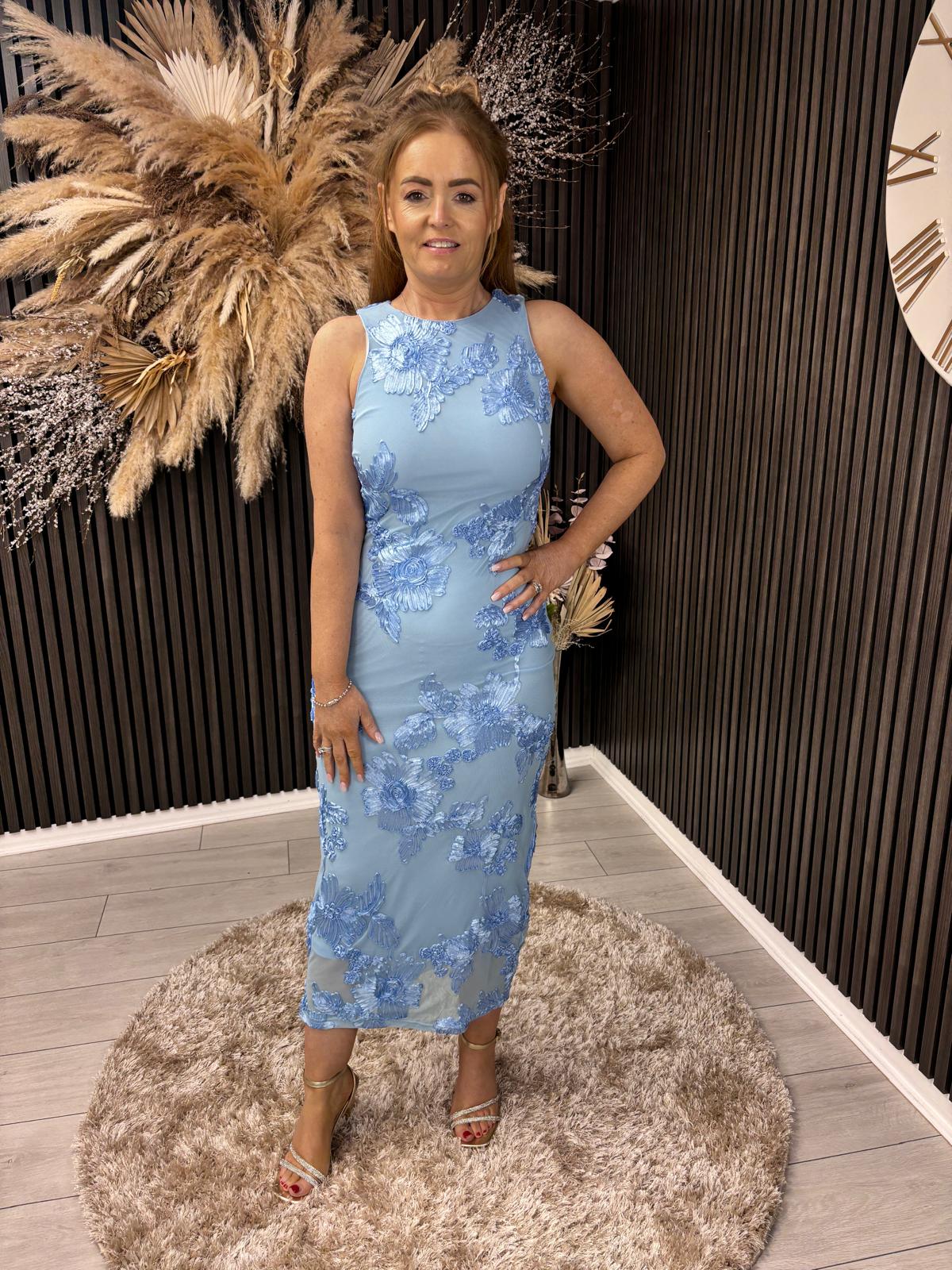 NOREEN DRESS - BLUE