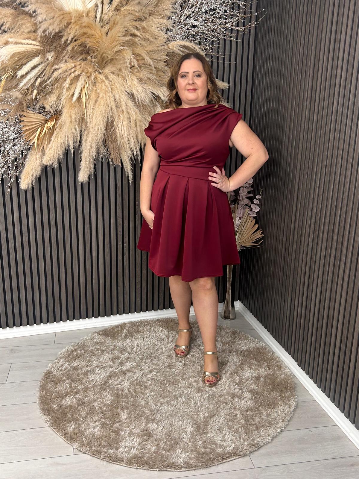 BETTY DRESS MINI - BERRY