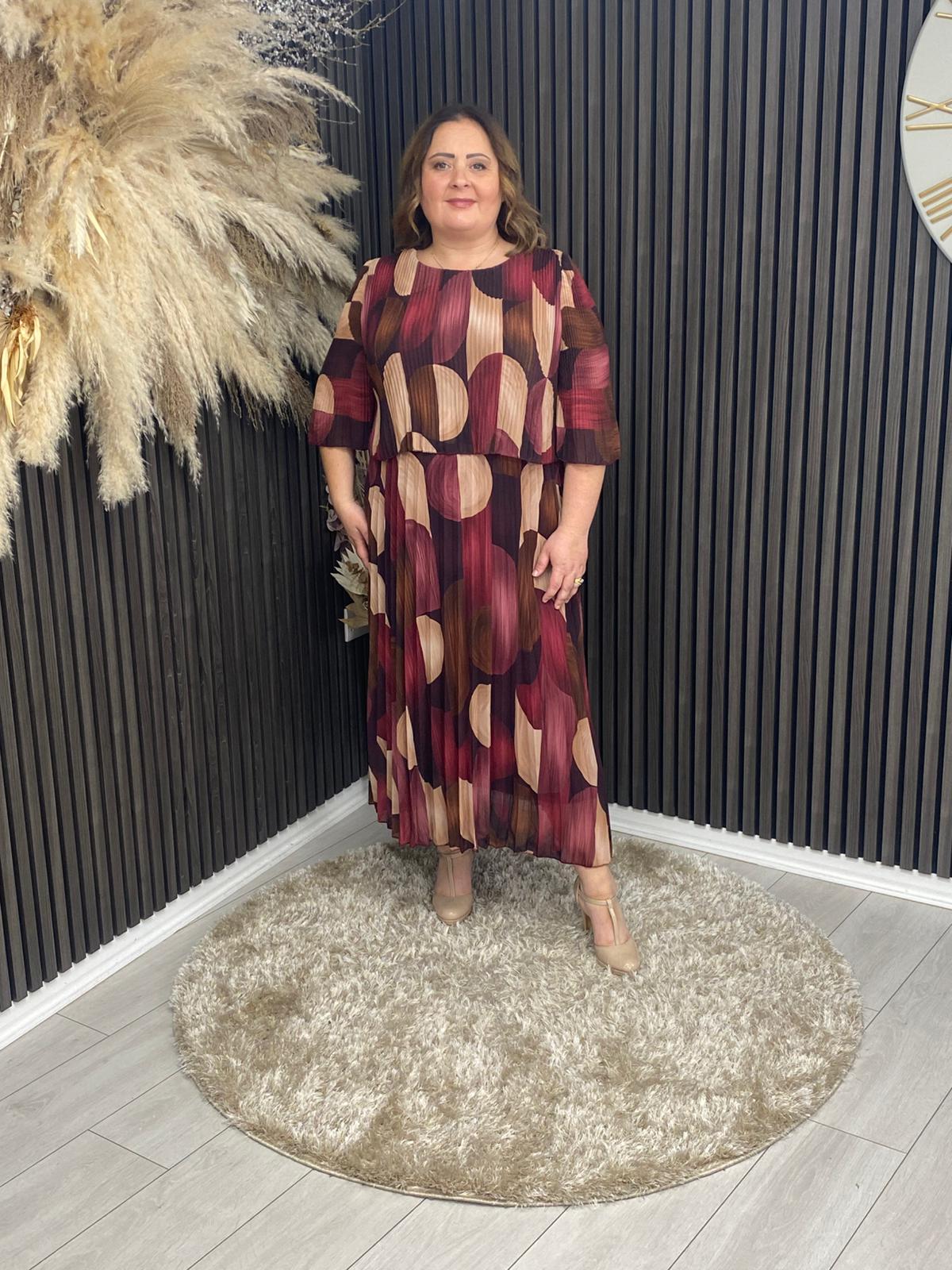 DENISE DRESS - WINE