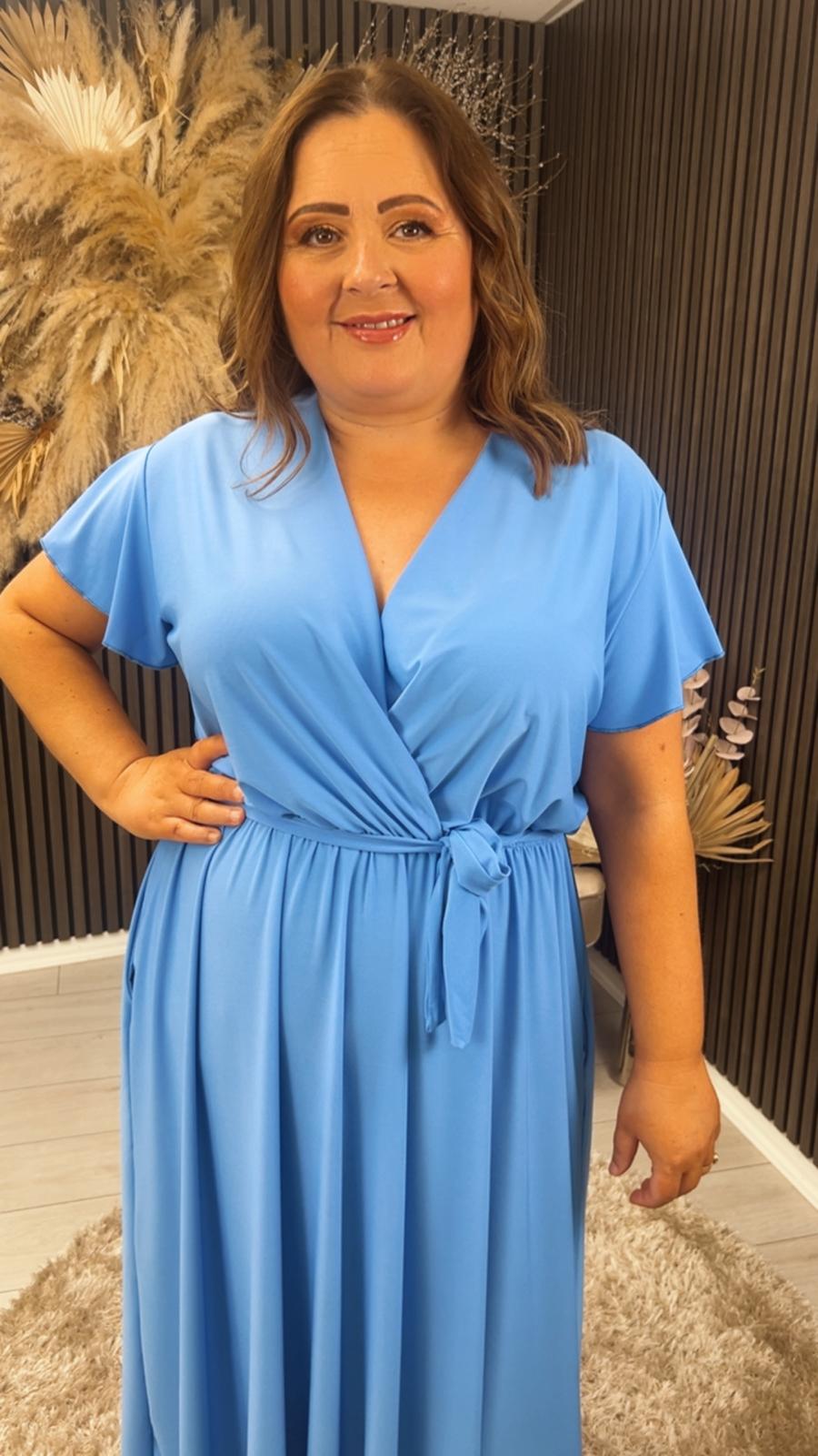 SIOBHAN DRESS - BLUE