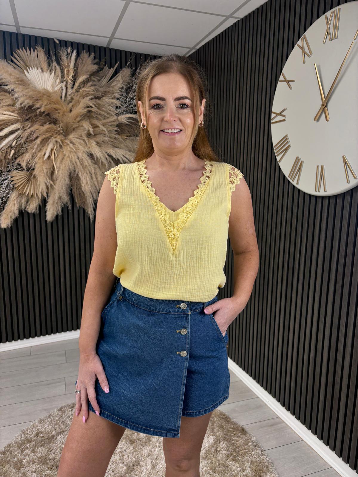 HAZEL TOP - YELLOW