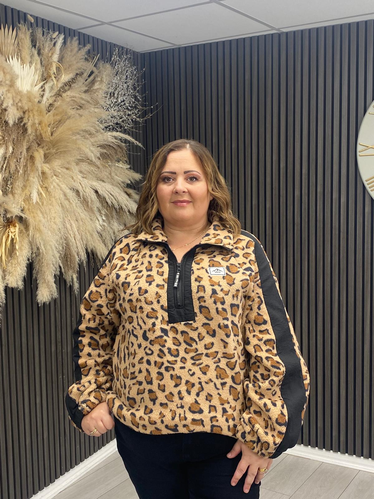 GEORGINA FLEECE - ANIMAL PRINT