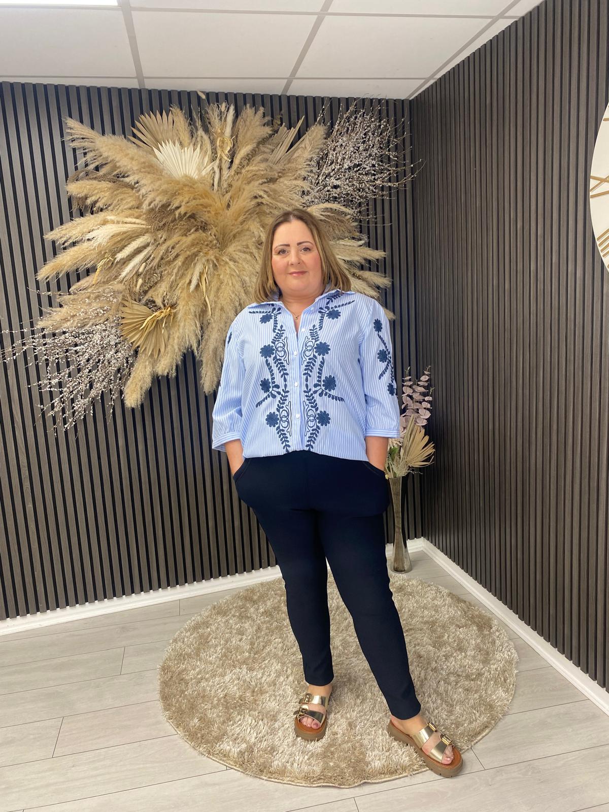 SHELLEY TOP - BLUE