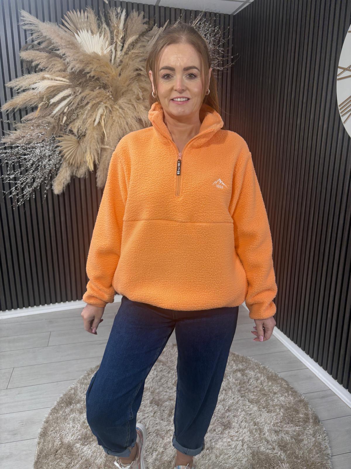 LUNA FLEECE - ORANGE