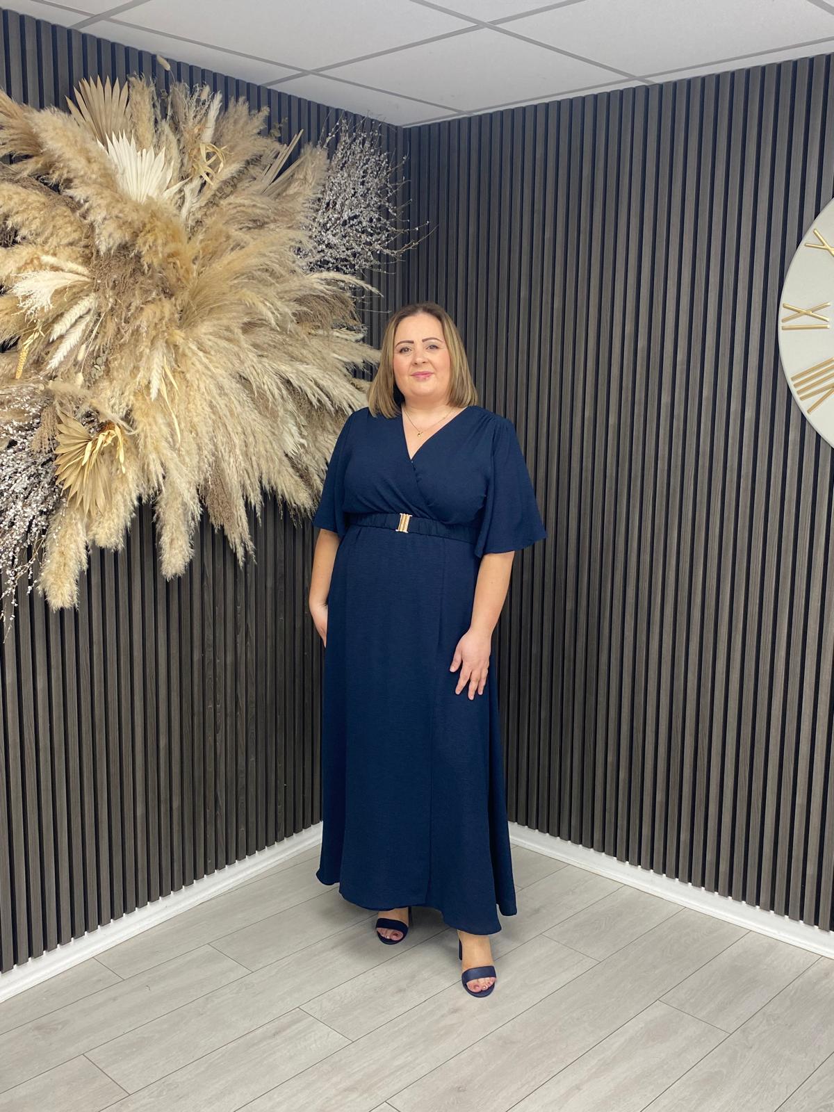 EVIE DRESS - NAVY