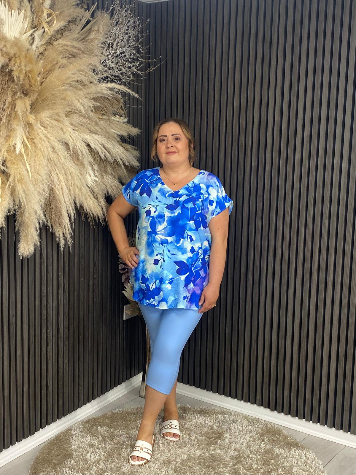 ROSALYN TOP - BLUE