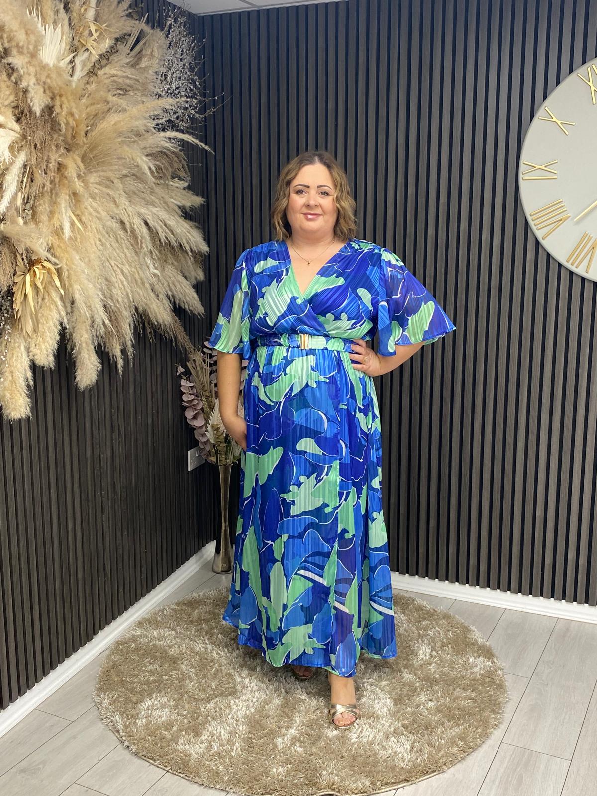 TAMARA DRESS - BLUE