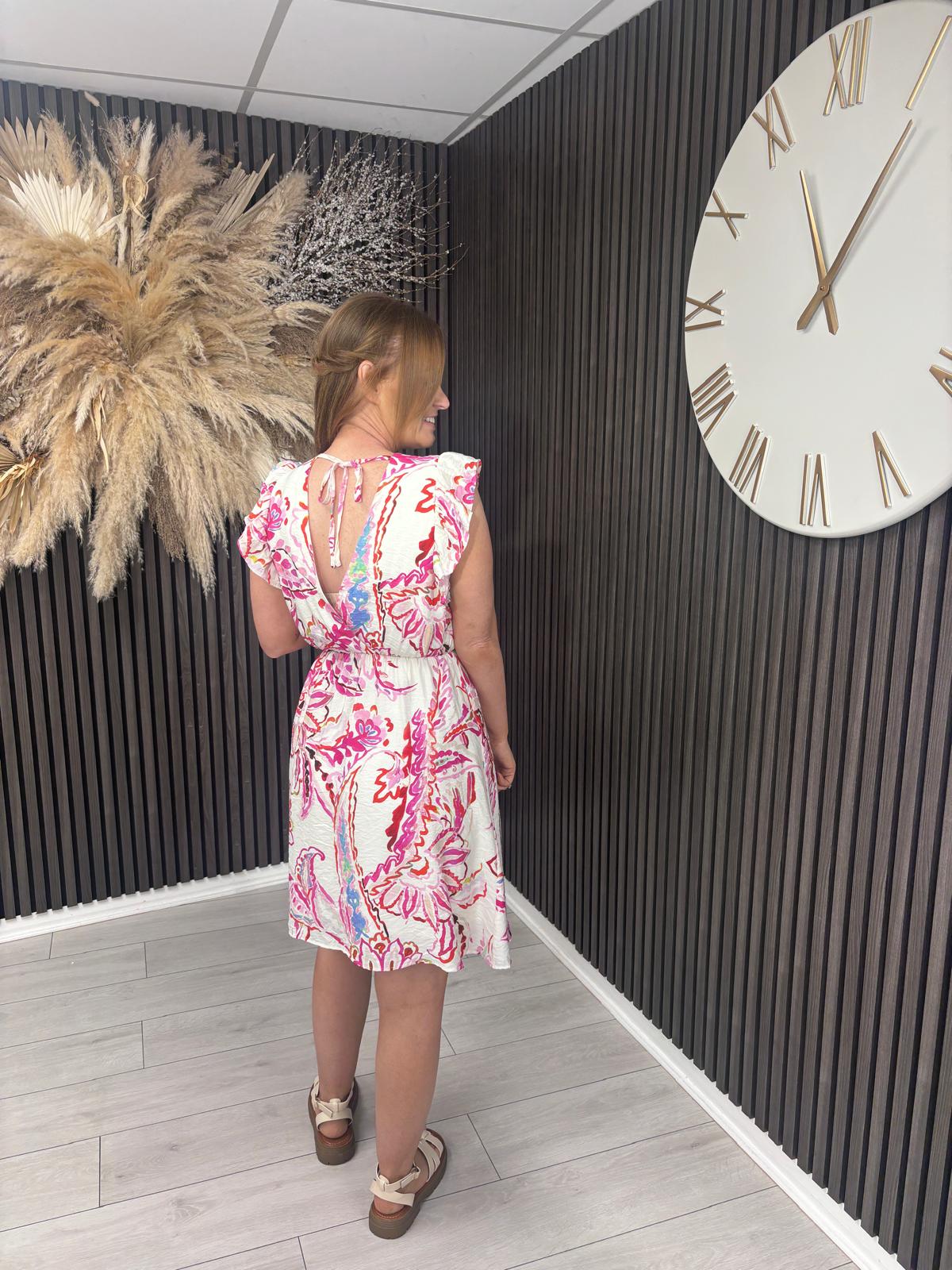 SALLY ANNE DRESS - PINK
