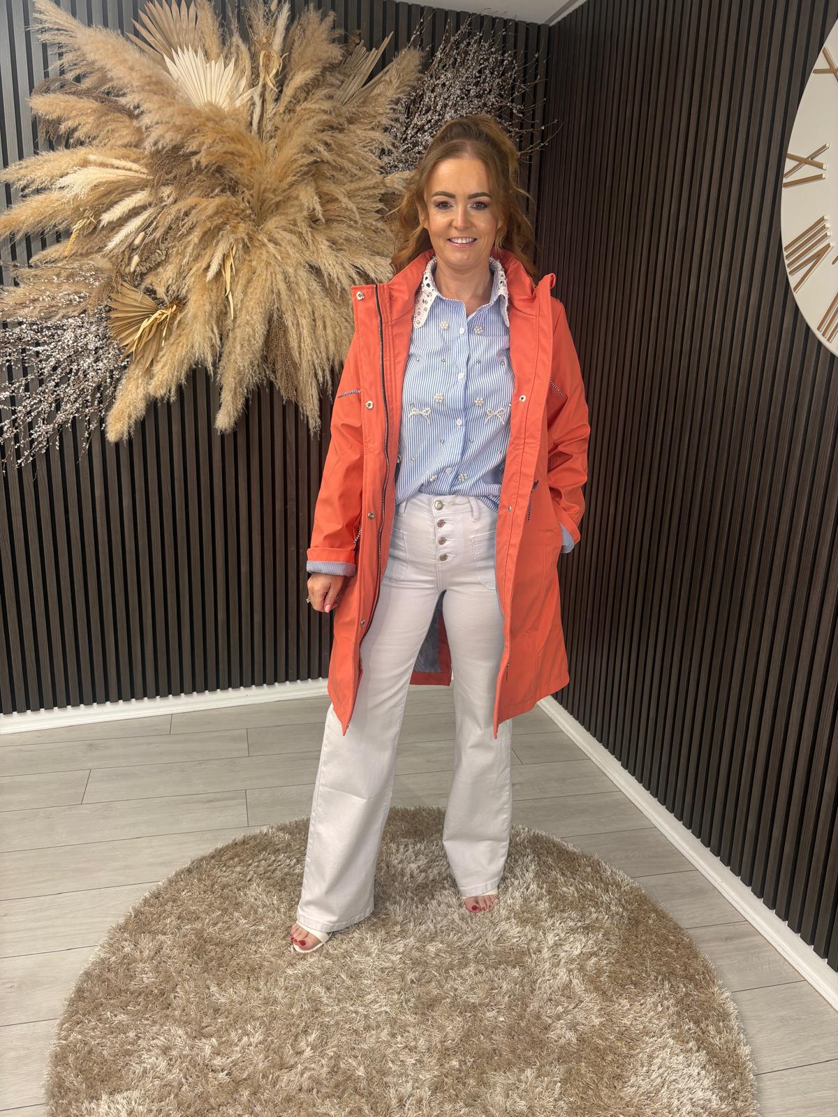 KATH RAINCOAT - CORAL