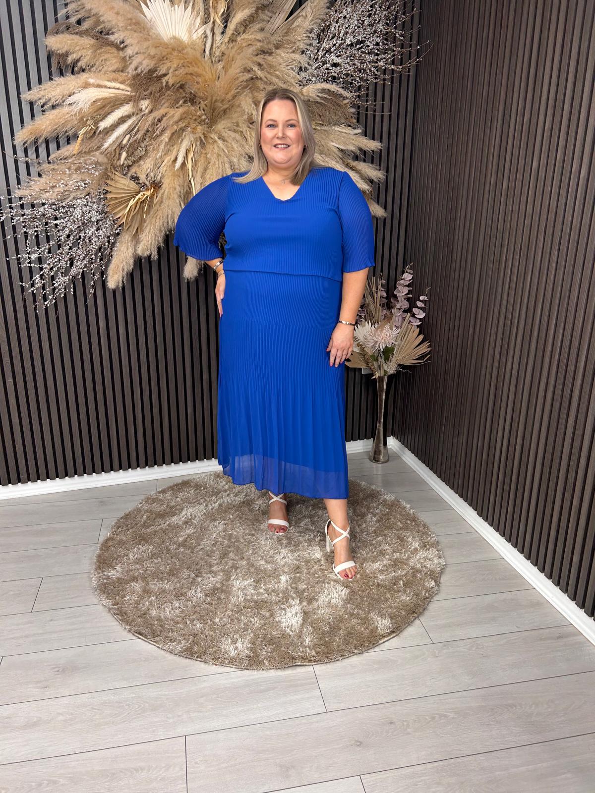 STACEY DRESS - BLUE