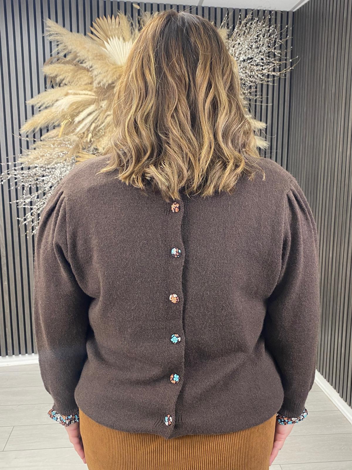 INEZ JUMPER - BROWN
