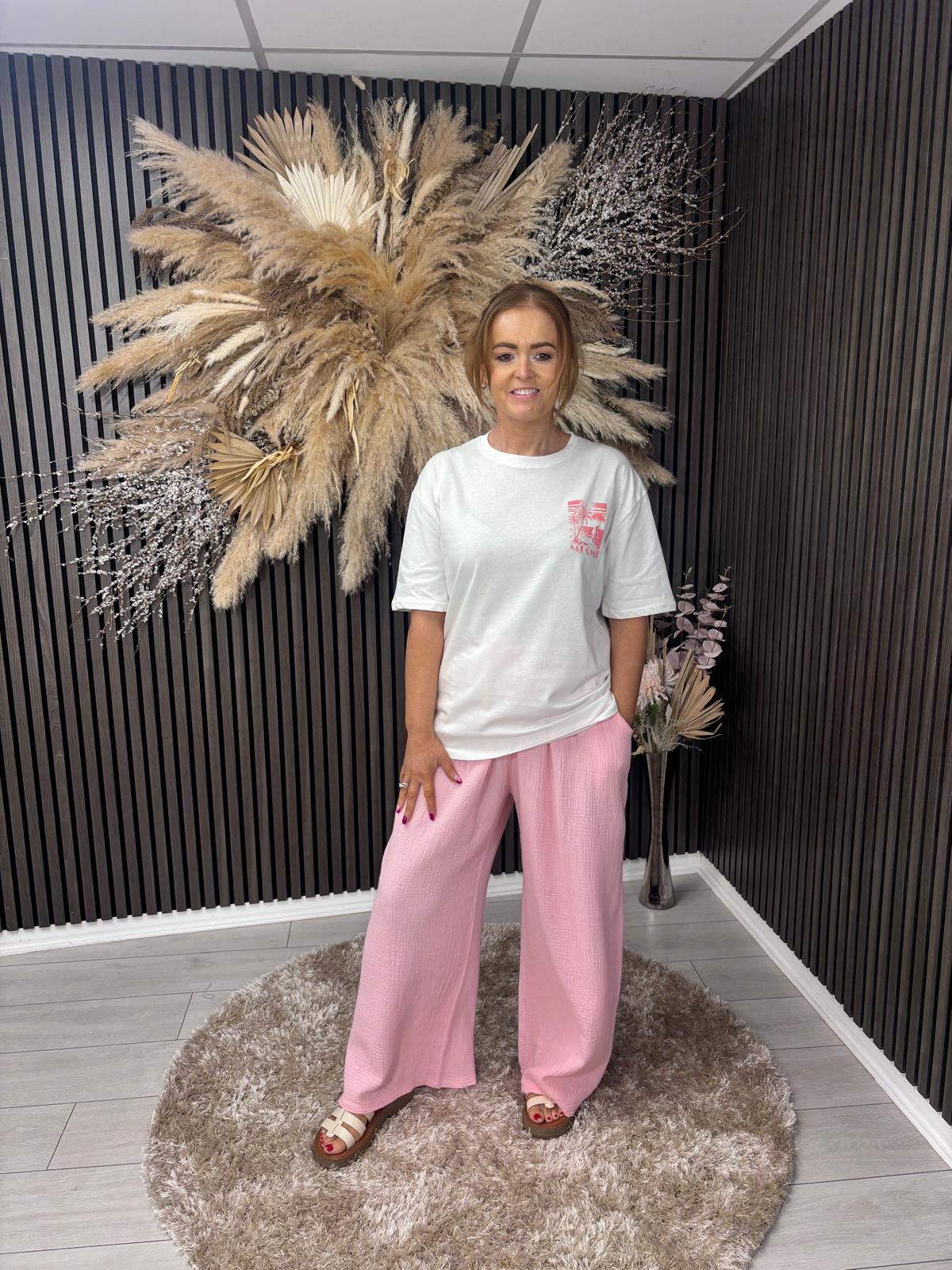 NICOLE T-SHIRT - PINK