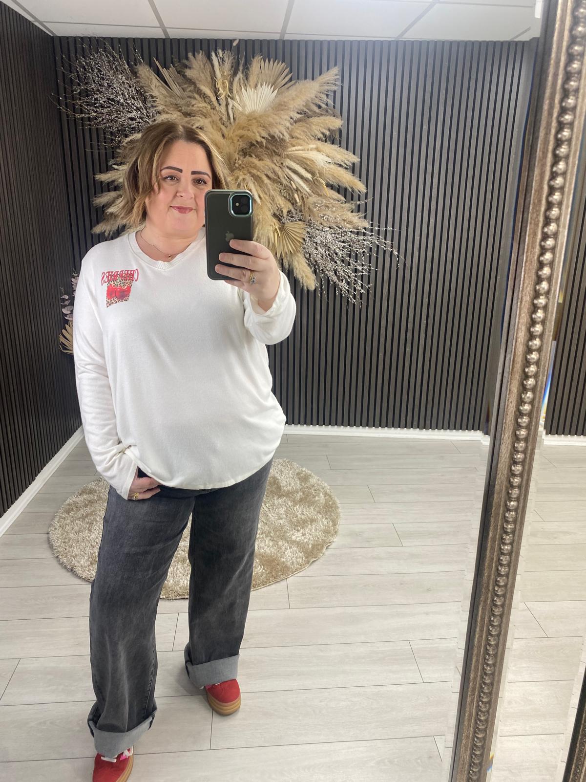SHEREE JUMPER - CREAM