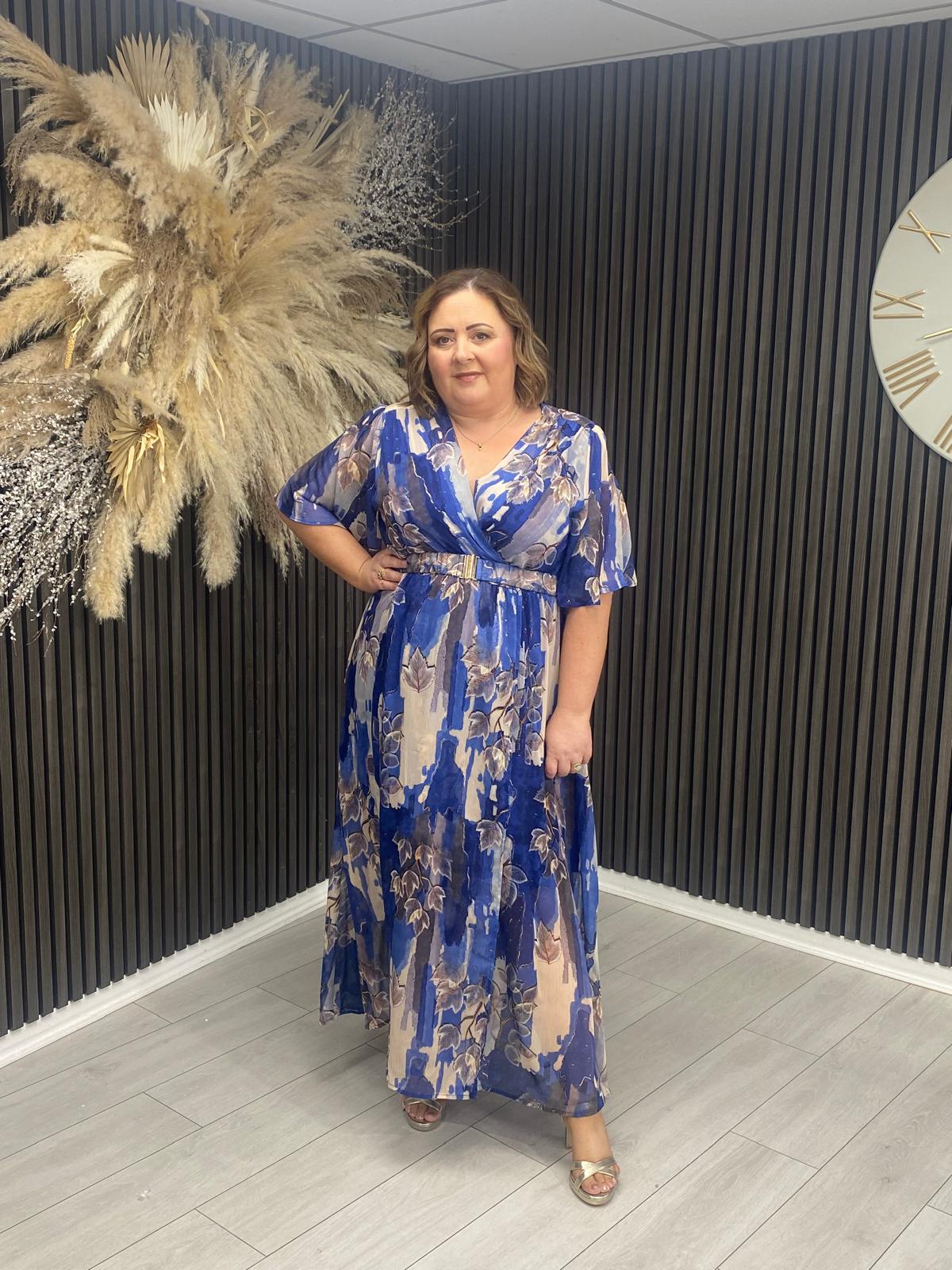 TAMARA DRESS - NAVY