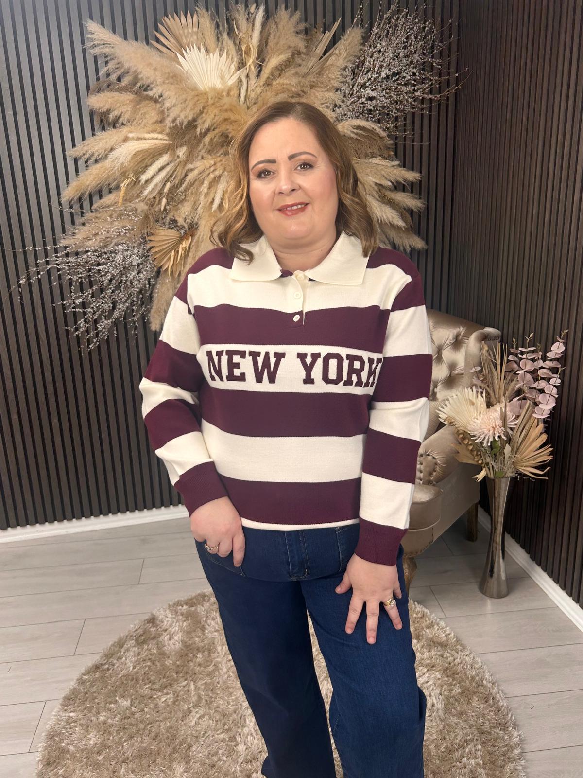 NIKITA JUMPER - BURGUNDY