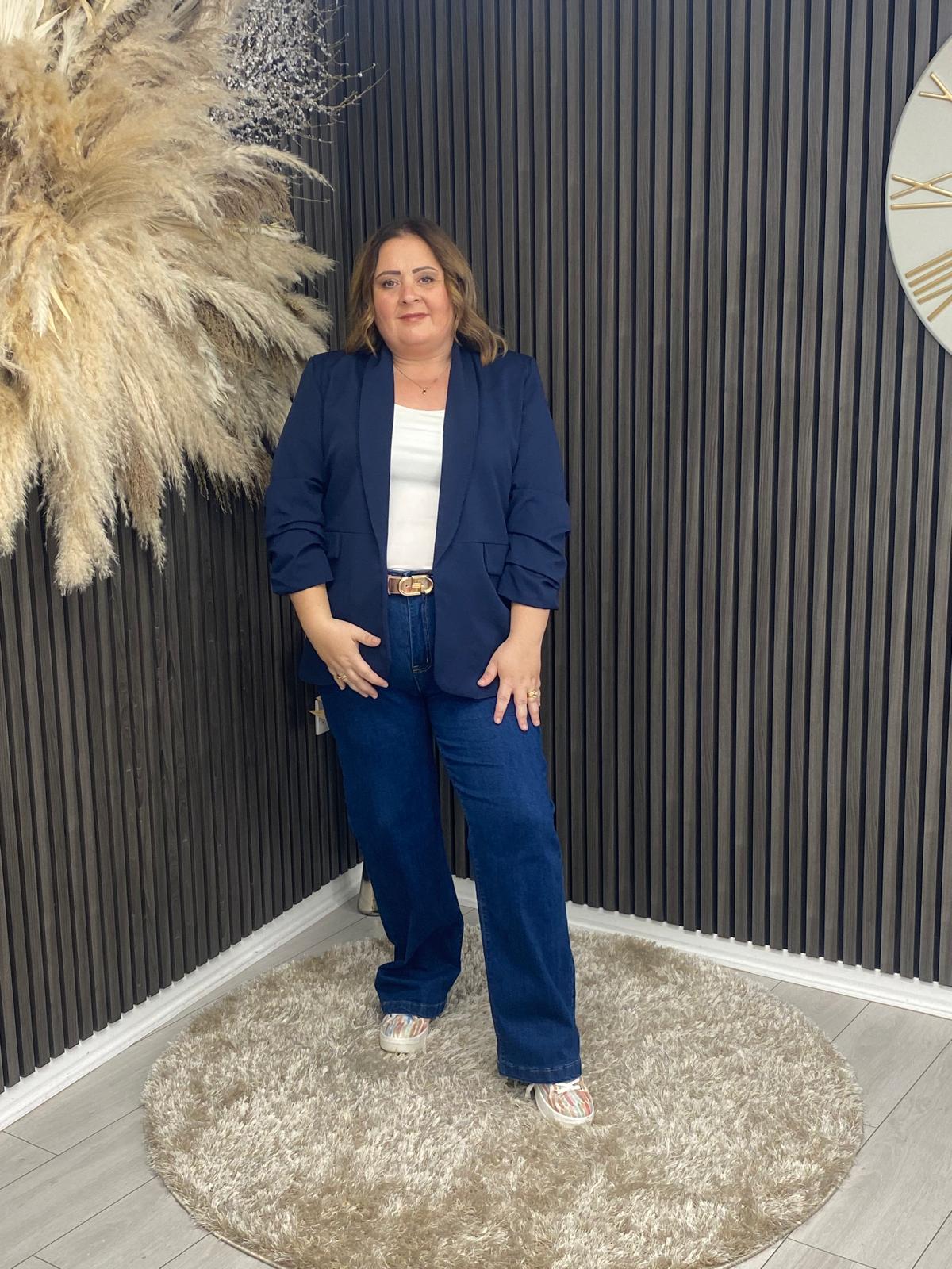 TANYA BLAZER - NAVY