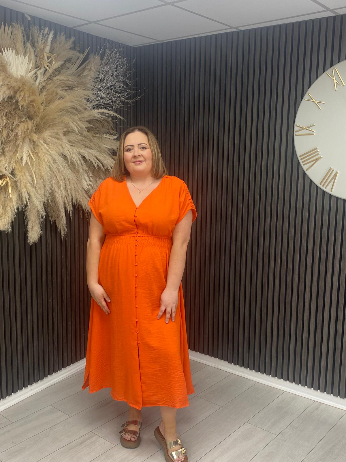 MARNIE DRESS - ORANGE