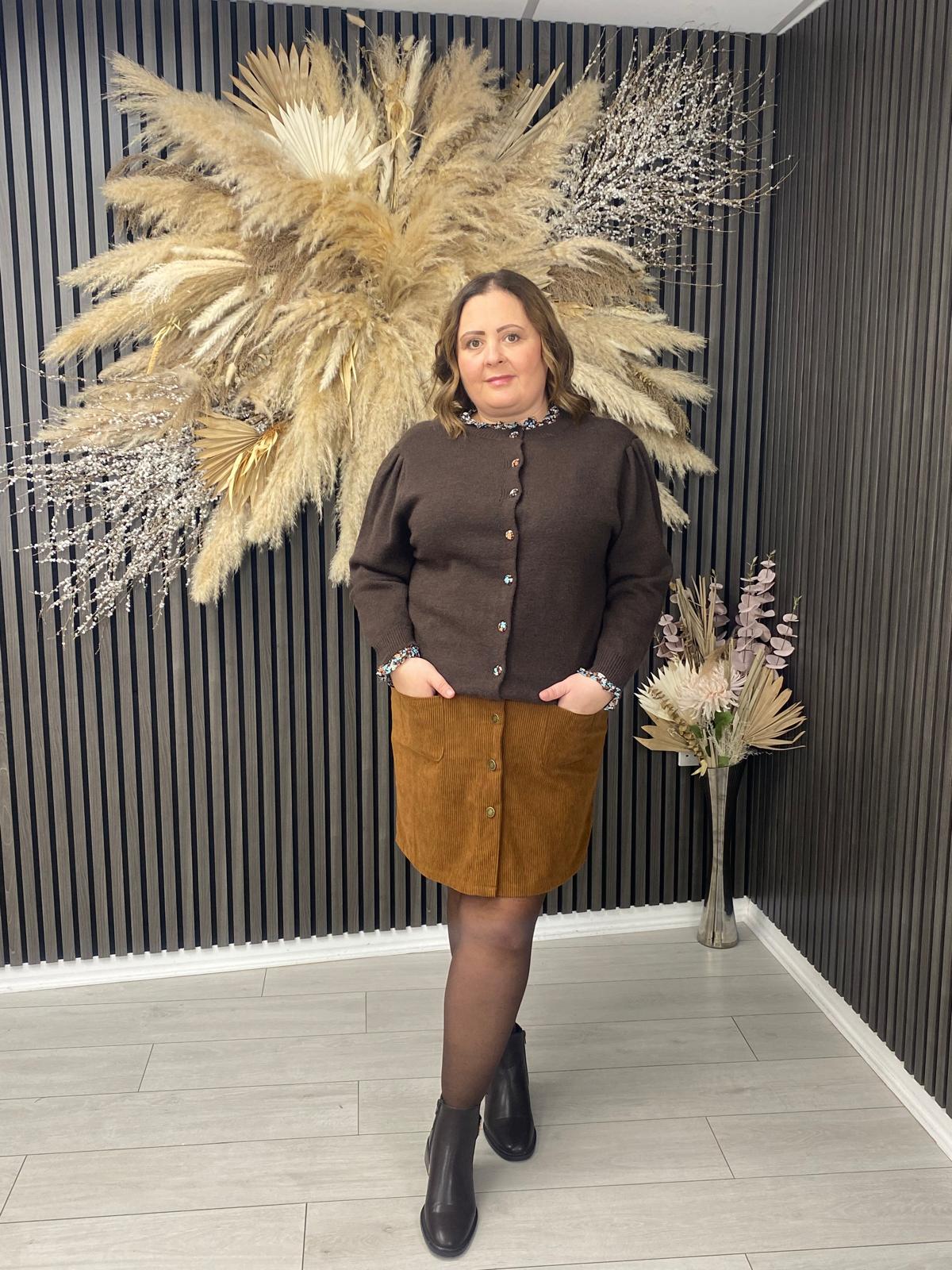 Fashion Tights - NETTIE - BROWN