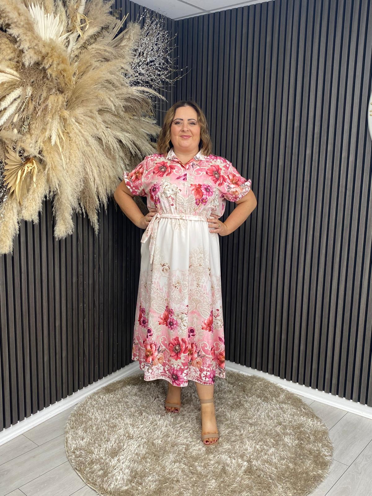 MARBETH DRESS - PINK