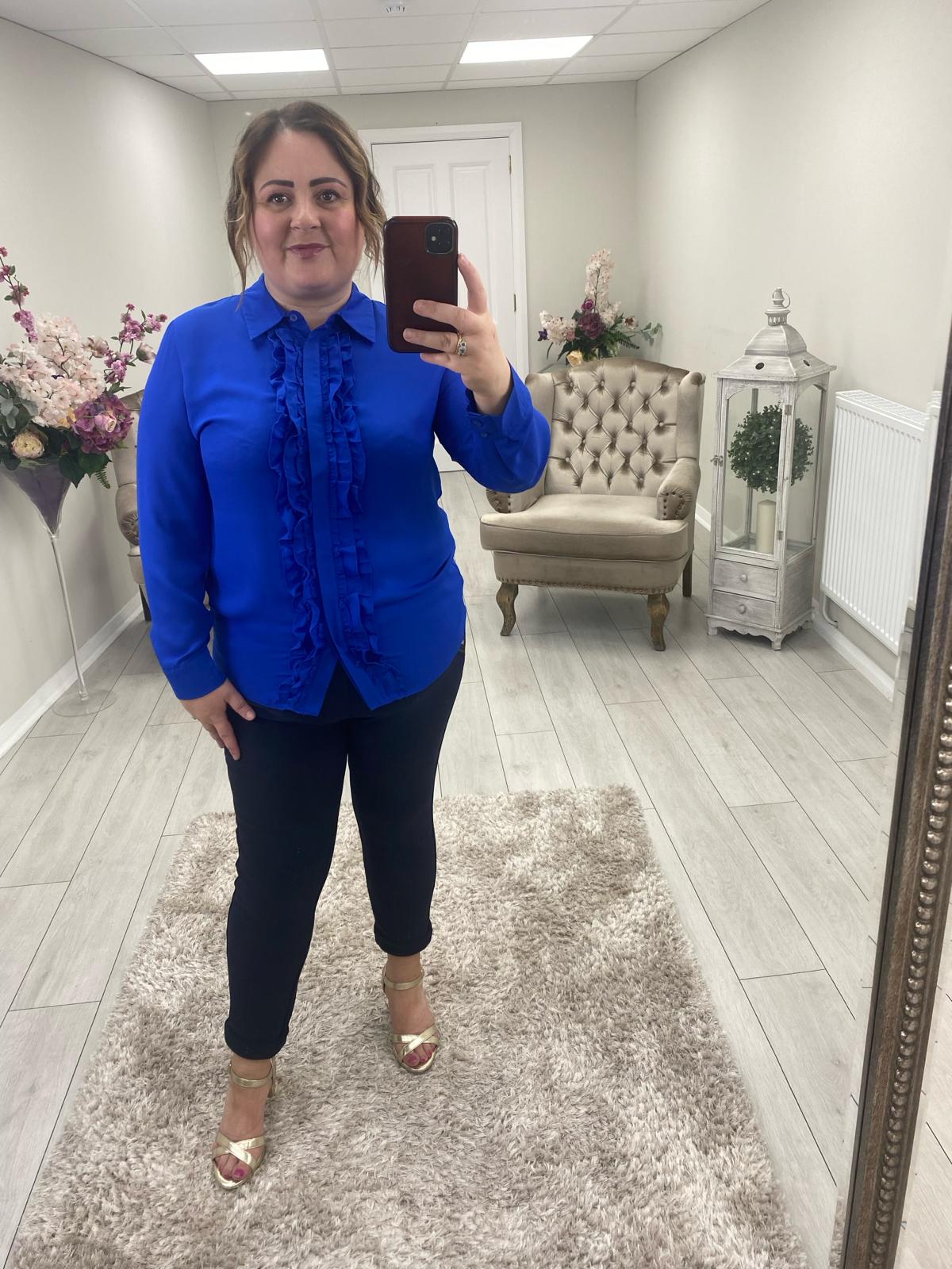 TIA SHIRT - ROYAL BLUE